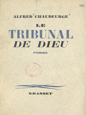 cover image of Le tribunal de Dieu